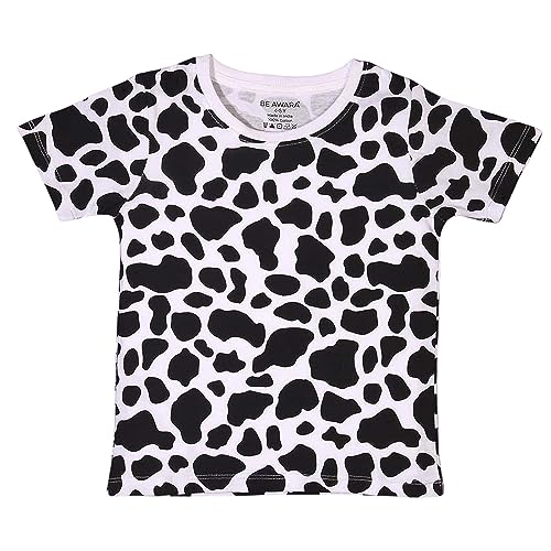 Image of Be Awara Kids Printed Half Sleeves T-shirt & Shorts Clothing Sets, 100% Cotton Soft Unisex Cord Set, Comfortable Wear for Kids With Cool Prints, Everyday Casual Wear for Boys & Girls