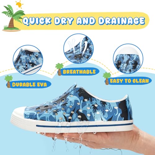 Image of FUNCOO PLUS Toddler Sandals for Boys Girls Kids Summer Quick Dry Sneakers Pool Beach Swim Water Shoes for Children