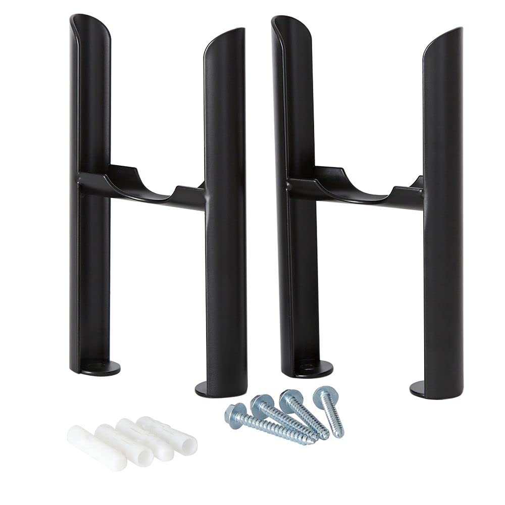 Milano Black Windsor 3 Column Radiator Floor Mounting Feet Kit