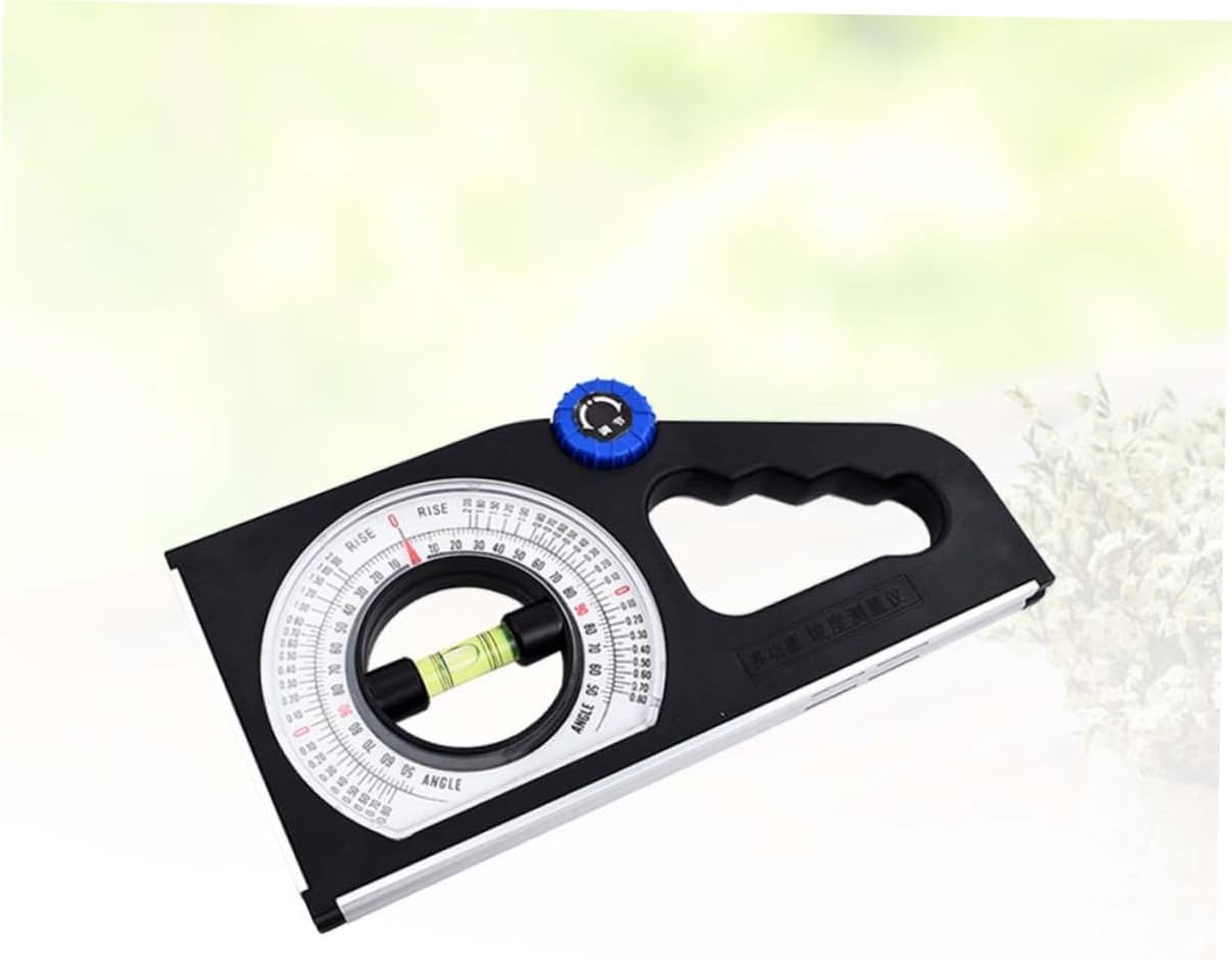 Angoily 2pcs Slope Gauge Multifunctional Inclinometer for Accurate Slope Measurement for Civil Engineering and Interior Decoration User-friendly Design Dial and Comfortable Grip