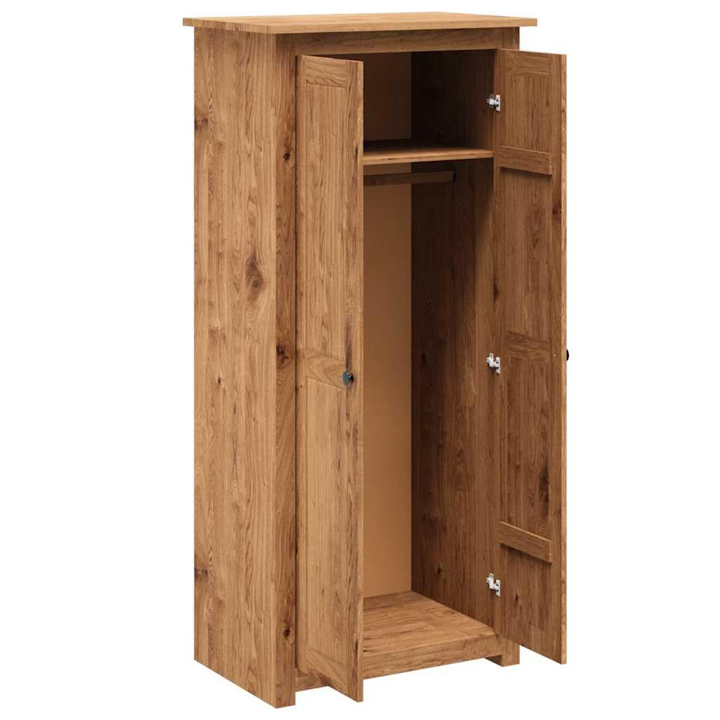 vidaXL Kledingkast Panama Range 80x50x171,5 cm massief grenenhout