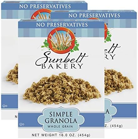 Sunbelt Bakery Simple Granola Whole Grain Granola, 3 Boxes