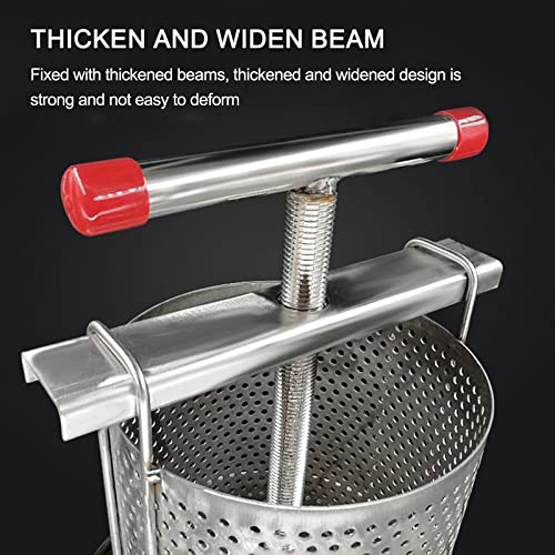 ZHIRCEKE Manuelle Honigschleuder Mit T-Förmigem Griff, Wabenspinner Aus Edelstahl Bienenzuchtausrüstung… – Bild 3