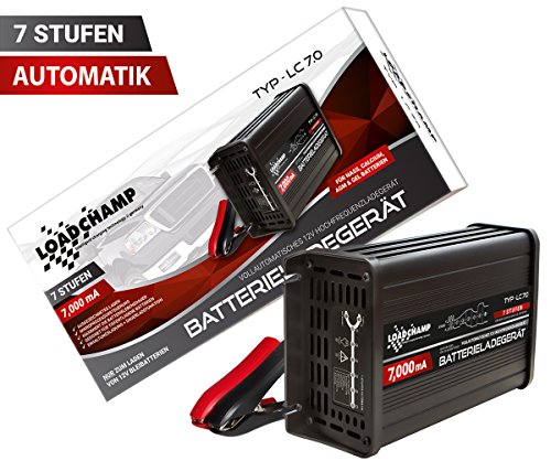 Preisvergleich Produktbild Loadchamp Automatik Batterie Akku Ladegerät 7A 12V Batterieladegerät