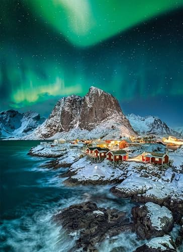 Rompecabezas Clementoni Italia Collection-Lofoten Islands para Adultos 1000 Piezas, Hecho en Italia, Multicolor, Modelo 39601 miniatura 2