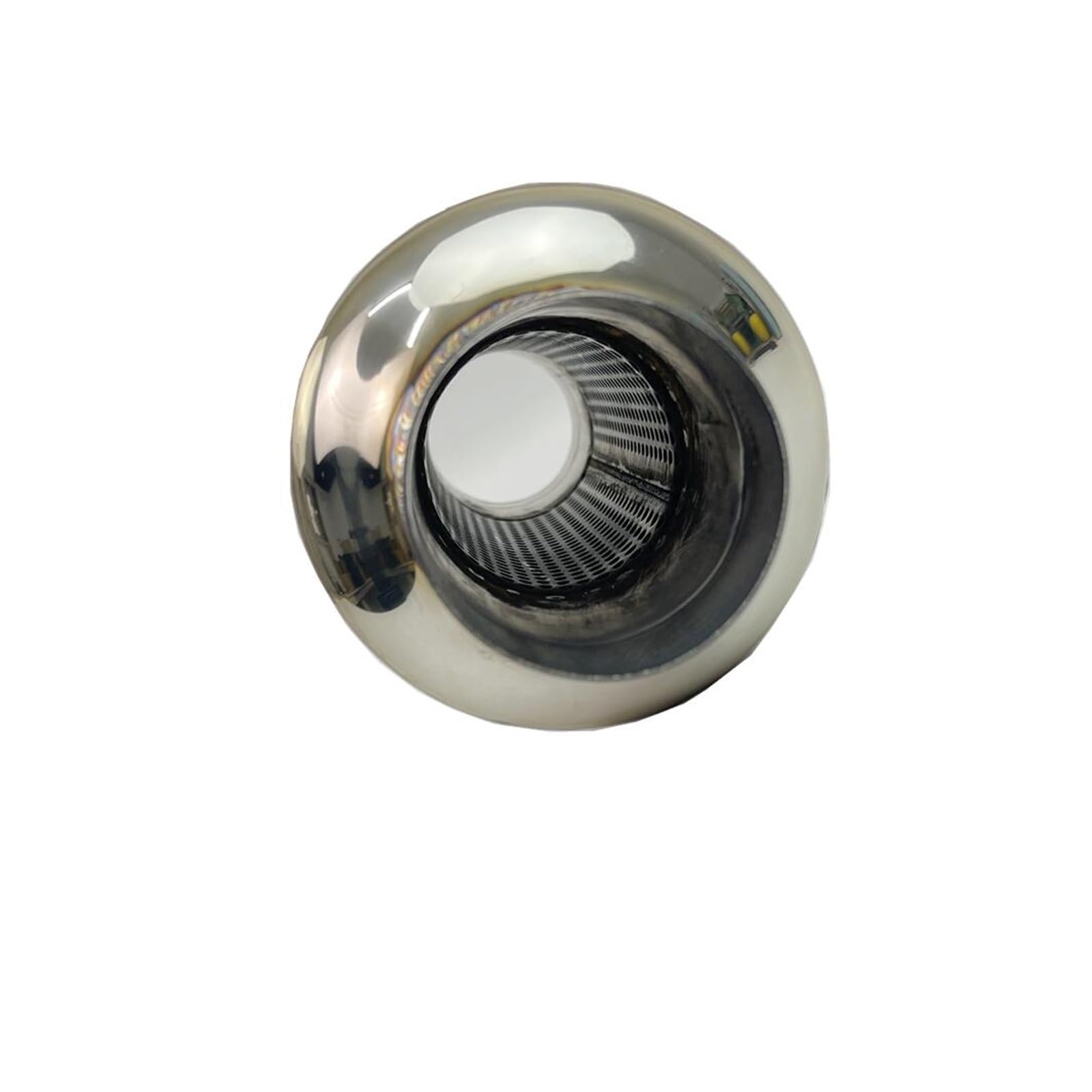 Marmitta in Acciaio Inossidabile, Asudaro Silenziatore di Scarico Universal Silenziatore Scarico Tubo di Coda Accessori per La Decorazione Dell'Auto Regolabile/Non Regolabile 3.5/4 / 4.5 Pollici