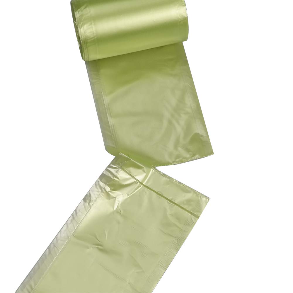 Teyyvn Bolsas de basura para perros con dispensador, 1400 bolsas sin perfume para excrementos (verde)