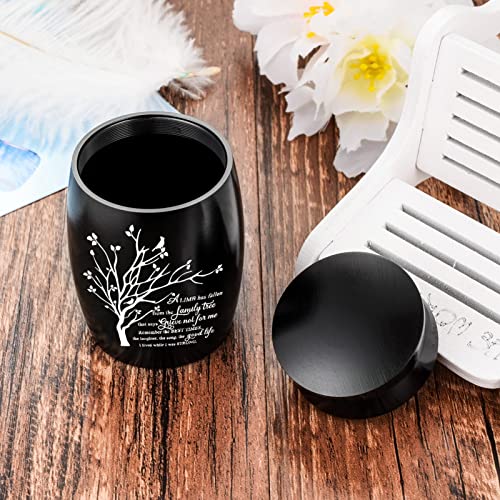 3 Inches Small Urn For Ashes Tree Of Life Aluminum Mini Urn For Ashes Cremation Keepsake For Human Ashes Memorial Ashes Holder For Women Men #TOP1
