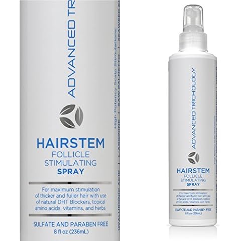 Advanced Trichology HairStem Follicle Stimulating Spray - Clinical Strength Hair Growth Stimulator - Biotin, Saw Palmetto, Hyaluronic Acid 8oz Cover