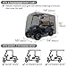 Joymo Golf Cart Cover 4 Passenger for Club Car Onward Lifted, 420D Waterproof Golf Cart Rain Cover for icon I40 L, for Evolution CLASSIC 4 PRO, for Evolution D5 Ranger 4 Seater (114