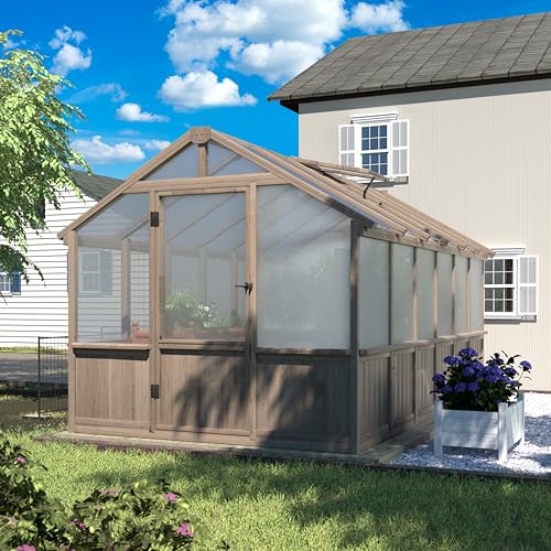 Yardenaler 8x12 Wooden Greenhouse