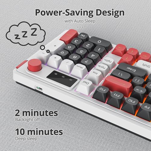 Teclado Gamer 98 Keys Owpkeenthy Inalámbrico RGB miniatura 5