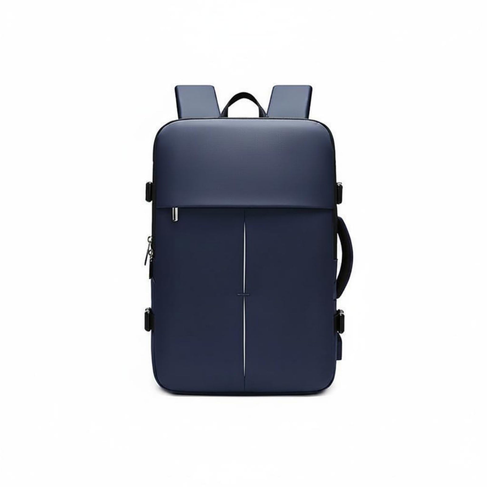 Business-Rucksack Mehrfach vwendbar Reisucksack USB-Ladeanschluss Laptop-Rucksack für Kurzreise, Blau, Blau, 16 Zoll