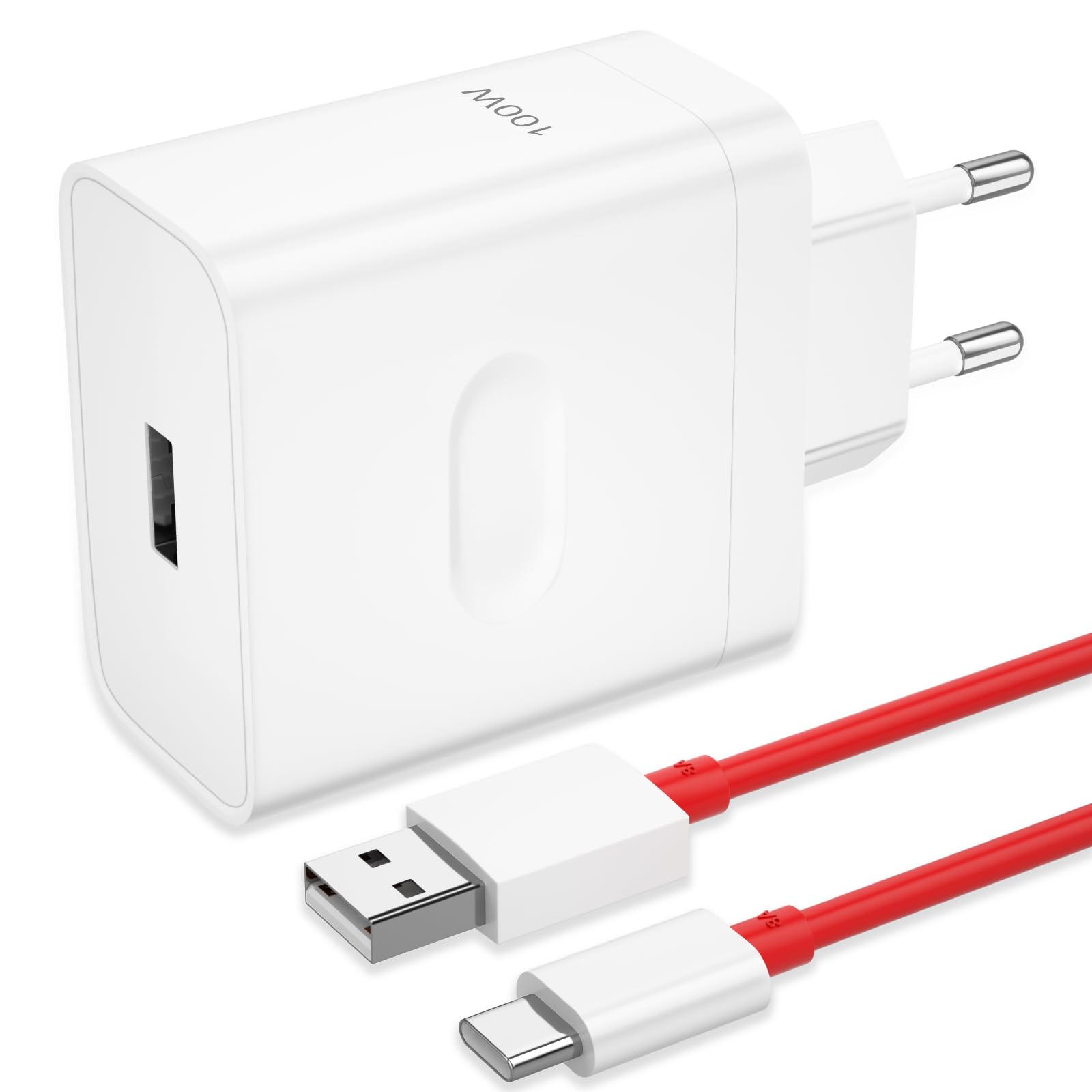 ACAGET Cavo USB Type-C 3 Metri 100W 6A – SUPER VOOC Per OnePlus, OPPO, Realme – Ricarica Rapida E Dati 480Mbps