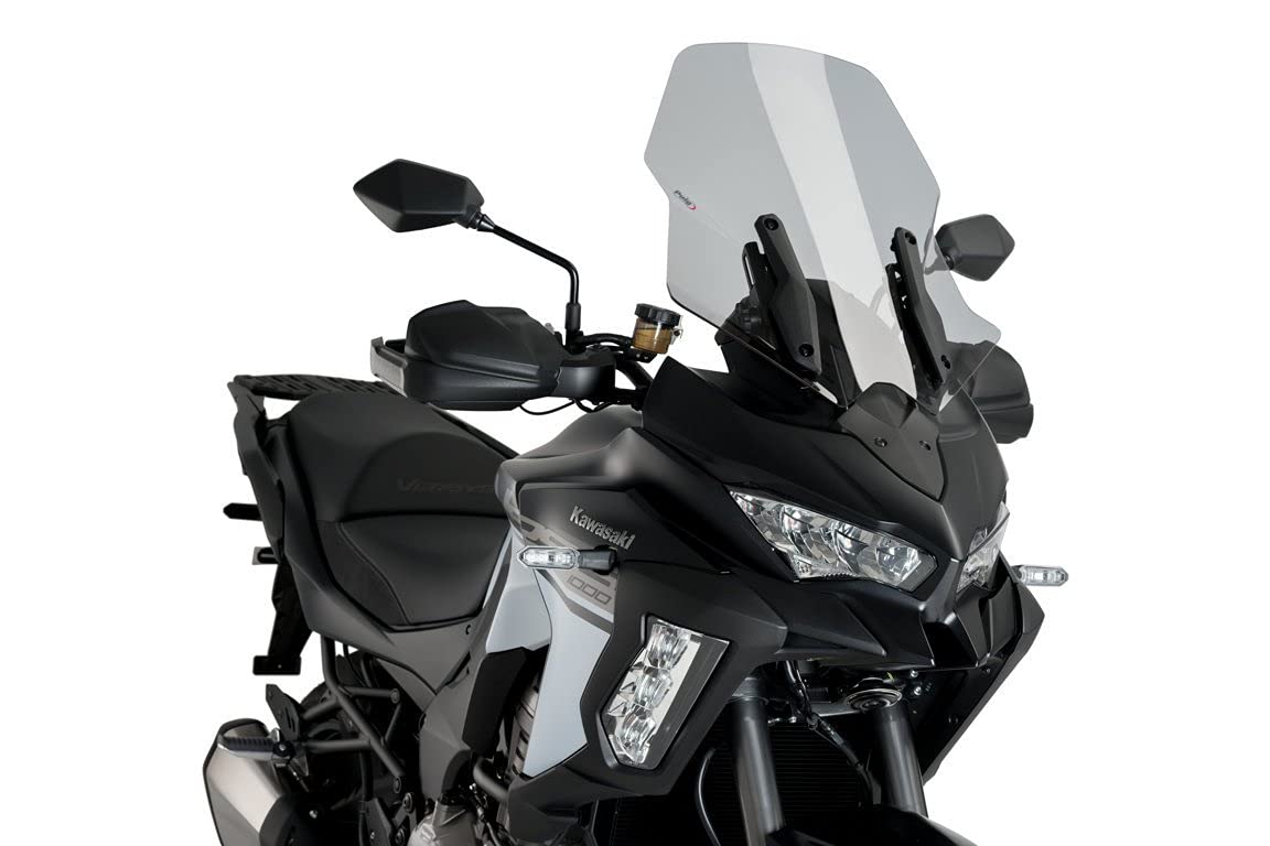 Puig Light Smoke Touring Screen Kawasaki VERSYS 1000 S 2021-2024