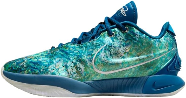 Nike Tênis masculino Lebron XXI, Poeira violeta/cosmos roxo/ouro