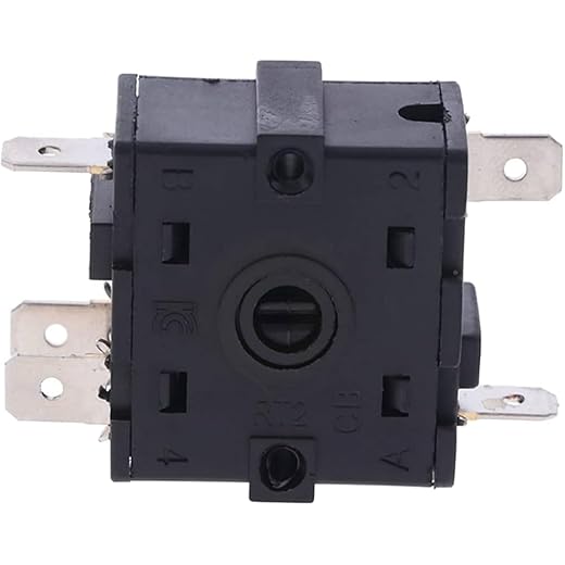 Oven Heater Rotary Switch For FZ31 9 16A T125/55 6 Pin 5 Pos