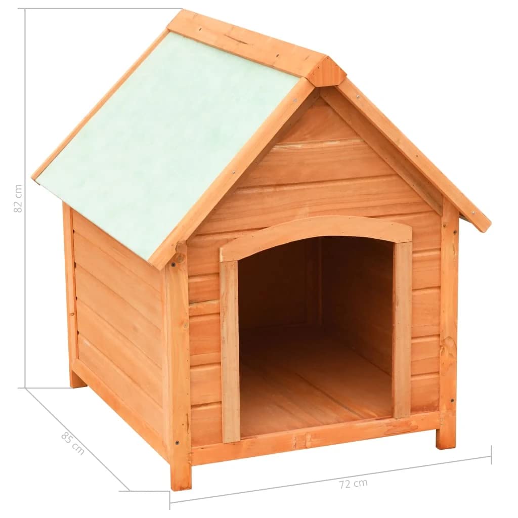 vidaXL Casa per cani in legno massello di pino e abete patio esterno in legno giardino grande gabbia per animali domestici cabina cuccia per cani forniture per animali domestici unità accessori