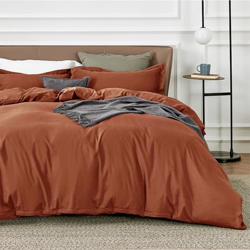Bedsure Duvet Cover King Size - Soft Double Brushed Bedding Set f...