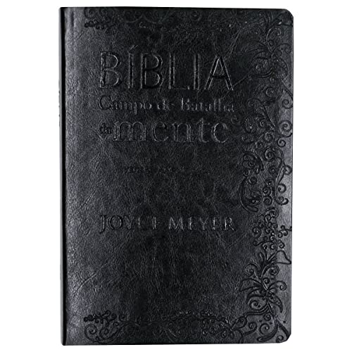 Bíblia Campo de Batalha da Mente - NVA - Capa Luxo Preta