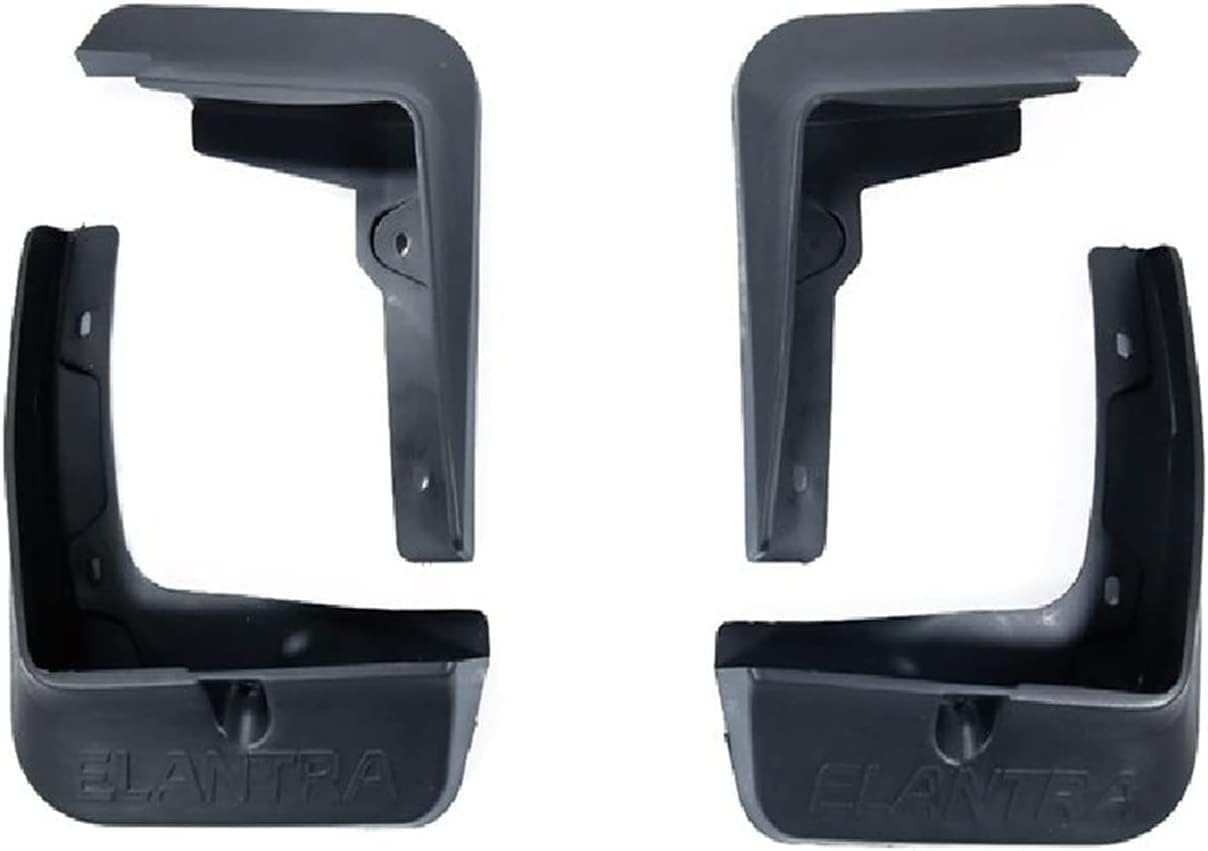 Nysldsco Normal 4Pcs Premium Mud Flaps For Hyundai Elantra 2016-2019 (Ad) 6Th Front And Rear Splash Guards Durable Mudguards Protection Against Road Debris