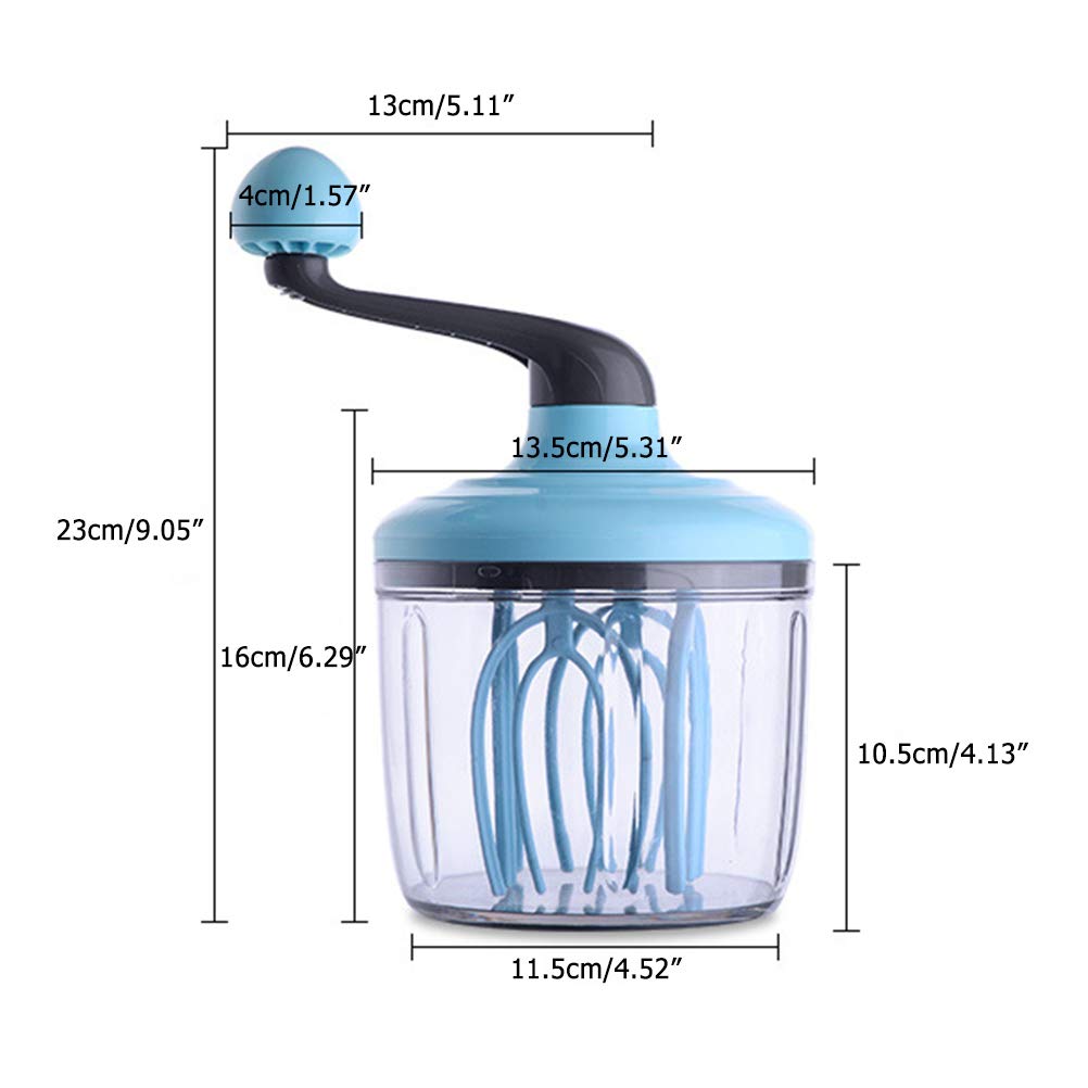 Batidor Manual de Huevos, batidora batidora de Mano, Crema agitadora Foamer Whisk Herramientas de Cocina