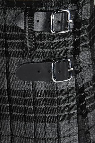 Traditional Grey Watch Kilt Tartan 5 Yard Kilt Scotland Scottish Kilt Highlander Dress Kilt for Men's3