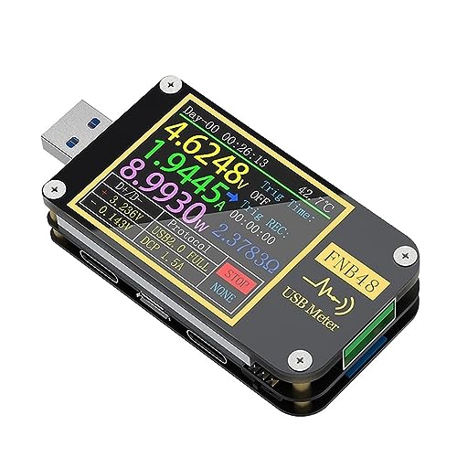 Amazon.co.jp: usb 電圧 電流 チェッカー FNB58 USB テスターデジタル