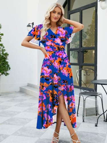 Image of ZZV Formal Dresses for Women Gowns Evening V Neck Wedding Guest Dresses