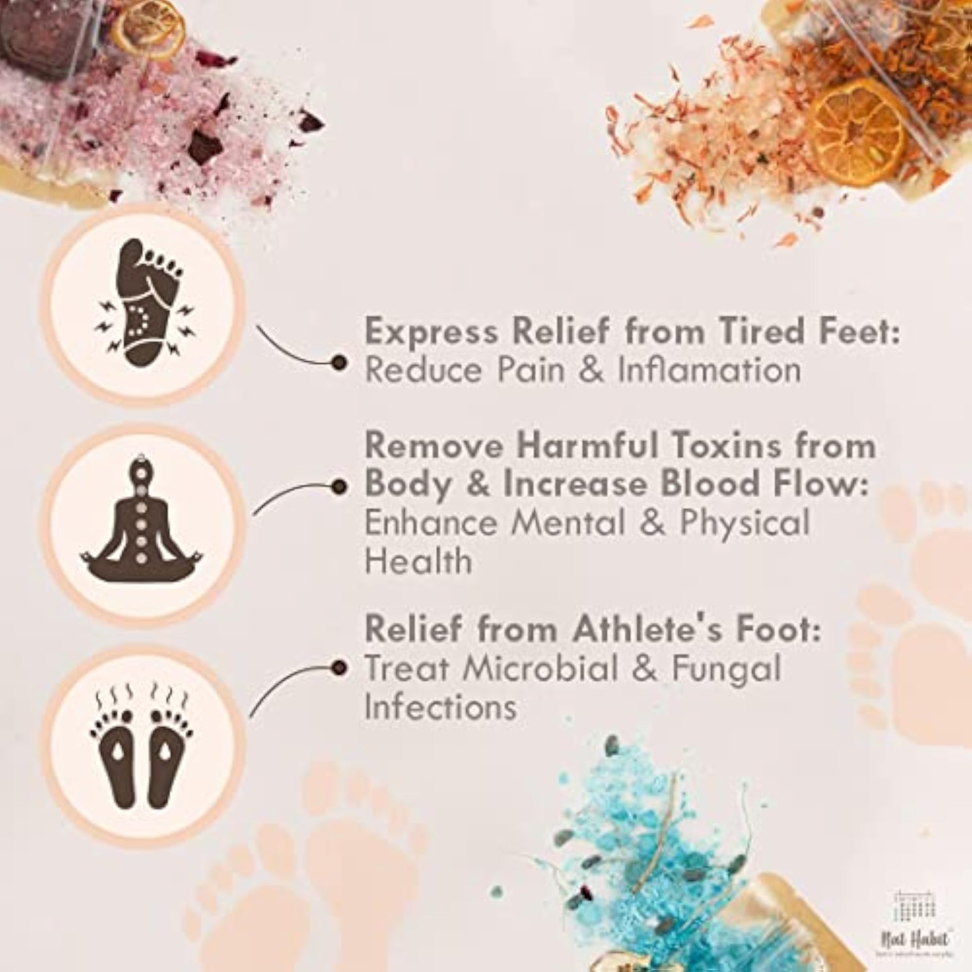 Pure Epsom Salt for Soothing Muscle Recovery, 100g
