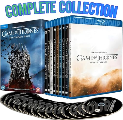 Game of Thrones: The Complete Series w/ Bonus Features - 30-Disc Box Set (Bluray)