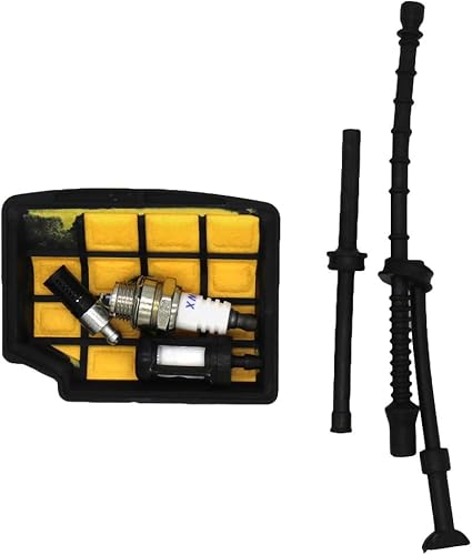 Miniatura 3 de Kit de servicio de tubería de aceite de combustible de bujía de filtro de aire para Stihl MS200T 020T 020 Motosierra piezas #1129 120 1602