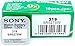 Produktbild Sony 319 SR527SW Silberoxid-Uhrenbatterie (0% Quecksilber) - 1 Stück
