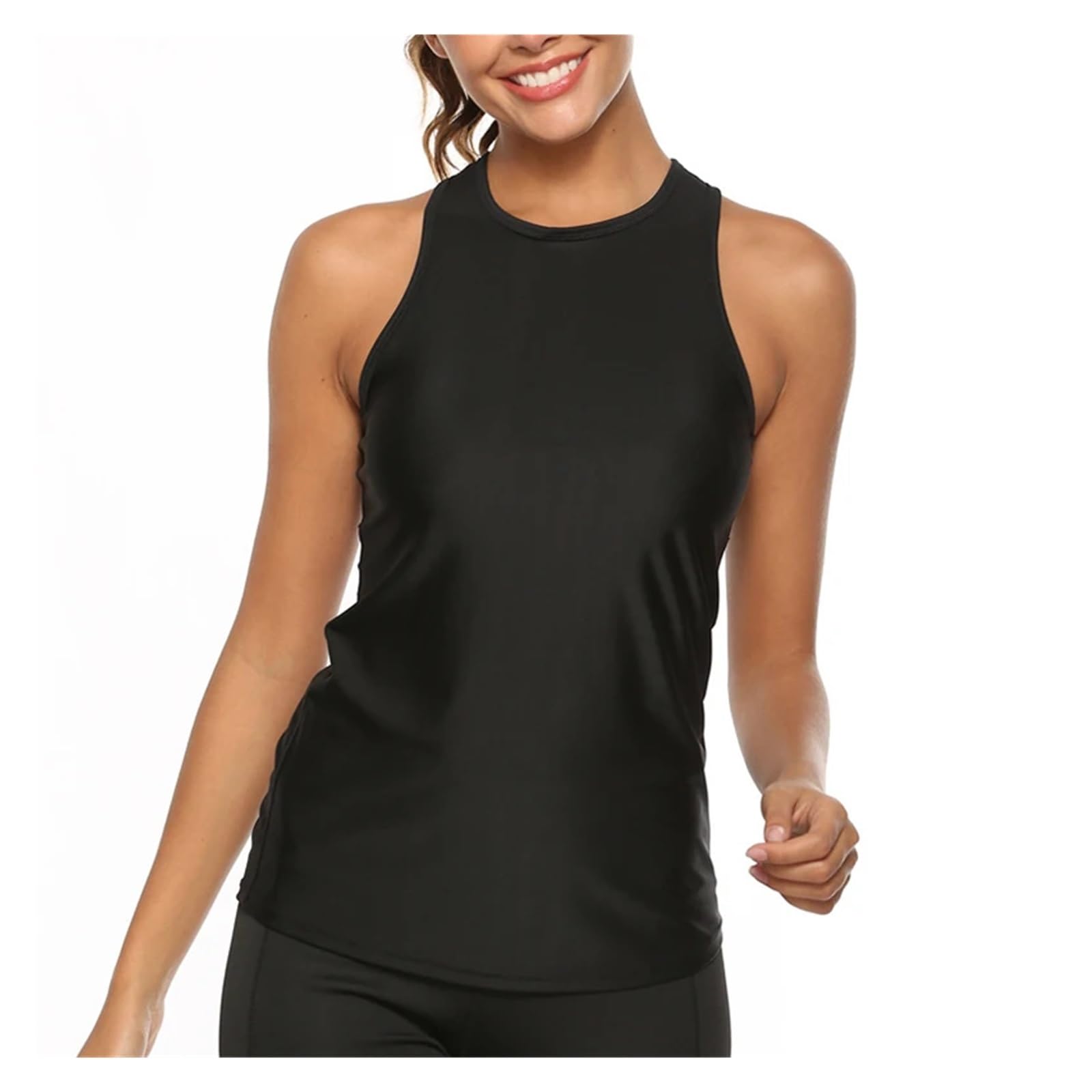 Tank Women's Blouse Top Chaleco de Yoga for Mujer, Camiseta Gimnasio, Camisetas Deportivas Secado rápido, Top con Espalda Cruzada, Fitness for, Deportivo sin Mangas