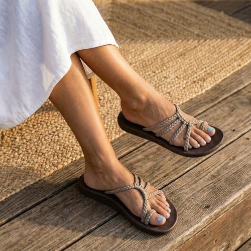 Image of Plaka Relief Flip Flops for Women with Arch Support | Comfy Sandals for Women | Perfect for the Beach, Long Walks or Poolside