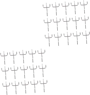 Cabilock 200 pcs Metal Clothes Hanger Tool Hangers Metal Clothing Rack Tool pegboard Jewelry Hanger Shelf Holders pegs Hooks Door Hangers Household Hook up Coat Hanger Plate clamp
