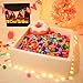 Heopeis Ball Pit Balls Stars Hearts Strip Shapes for Toddlers - 50 150 200 500 Plastic Toy Balls for Boy Girls Ballpit Play Tent Playhouse, Kids Pool Water Toys, Birthday Party Decorations