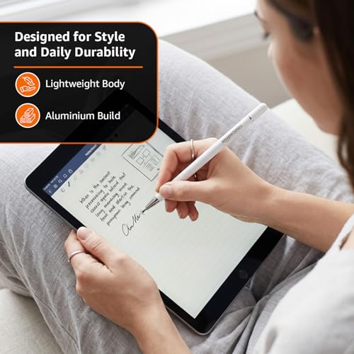 Amazon Basics Capacitive Stylus Pen (White) - Image 4