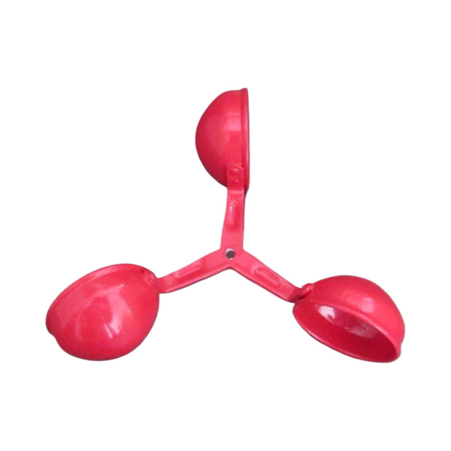 Three-Cup Anemometer Fan Blade Measuring Instrument Accessories Aluminum Alloy(Red Small 120mm)