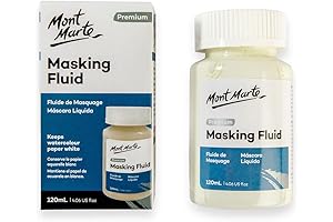 Mont Marte Premium Masking Fluid 120ml for Watercolor Painting