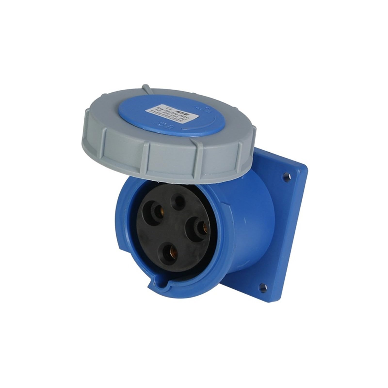 Enchufe Industrial/Toma Oscura Impermeable IP67 de 63 A, 3/4/5 Pines, 220 V/380 V, Macho y Hembra(3332)