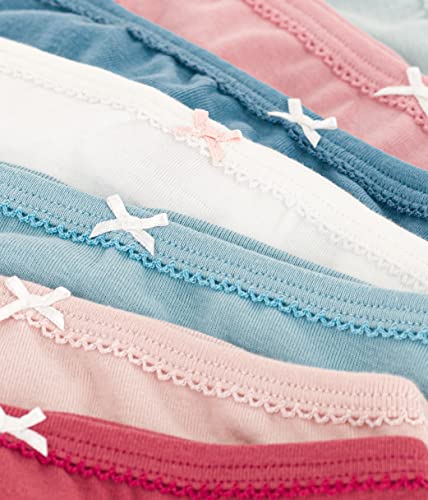 Petit Bateau GIRLS' PLAIN COTTON BRIEFS - 7-PACK SIZES 2-123