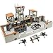 Gonsausola 500+ Pcs Military Base Building Brick Sets Include Defence Base Guard Tower for Army Mini Figures, Weapon Pack Accessories Kits Toys, Guns Weapons Building Block Toy for Kids