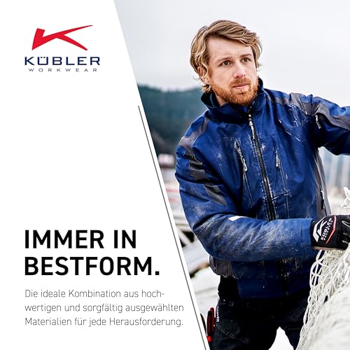 KÜBLER Workwear WETTERBLOUSON | Allwetter-Arbeitsjacke Herren & Damen | Funktionsjacke | Waterproof Jacket | Outdoorjacke | Wasserdicht, winddicht & atmungsaktiv | Arbeitskleidung Unisex | OEKO-TEX®