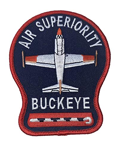 Squadron Nostalgia LLC T-2 Air Superiority Buckeye Patch – Plastic Backing