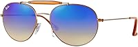 Vista 1 de Ray-Ban RB3540-1988B Gafas de Sol Bronce-Cobre con Lente Flash Gradiente Azul 2.087 in, bronce, cobre, (Bronze-Copper)
