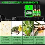 Beard Oil,Maximun Thickening Biotin, with Castor Oil and Argan & Jojoba Oils, Promotes Beard Growth, Styles, Strengthens & Softens Beards & Mustaches,1 Ounce*2（2 Pack） - Image 4
