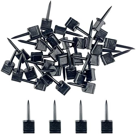 Miokun 24/40/64 Pieces Plastic Archery Target Pins for Holding Target Face/Paper on EVA Foam