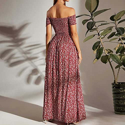 Vestidos femininos de manga curta, vestidos florais, vestidos de baile para mulheres, formais, boêmi