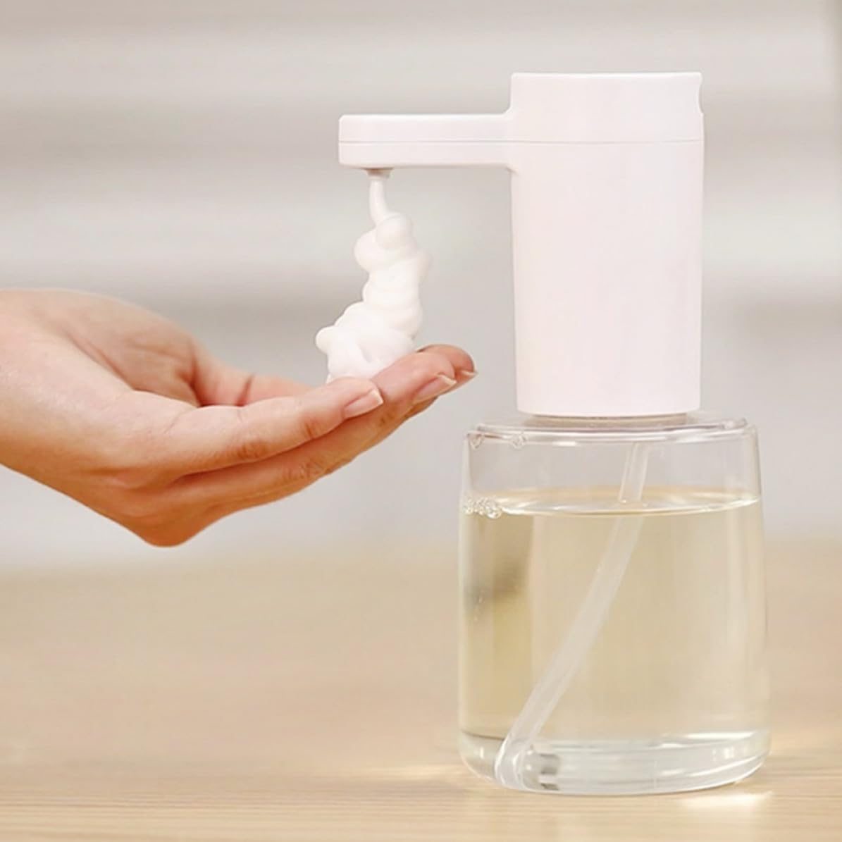 Dispenser Automatico di Sapone senza Contatto, Sensore Autoinduzione